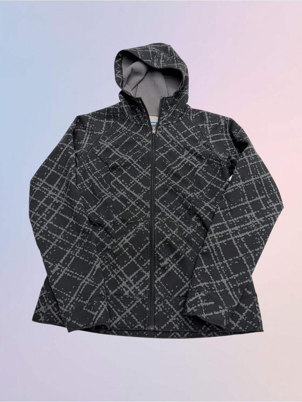 COLUMBIA Women’s Medium Black White Softshell Jacket - Picture 2 of 4